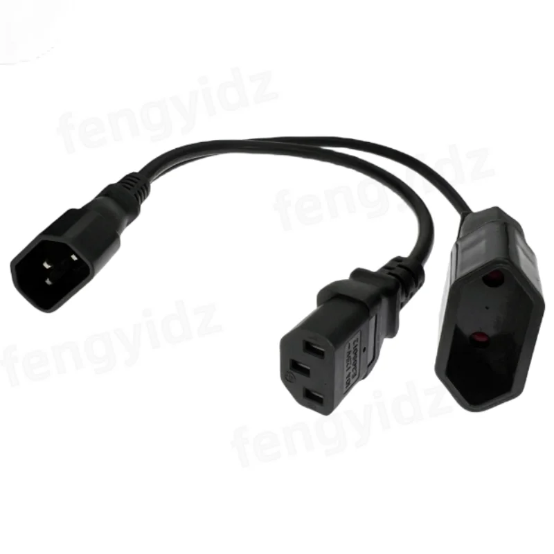Y ø  ڵ, IEC320 C14 ÷, 3    ̺ ڵ, AC  , C13 + CEE7/16 2   